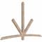 Ekena Millwork Alberta Smooth Timber Gable Bracket, Douglas Fir, 96"W x 60"H x 3 1/2"D x 3 1/2"F, 15/12 Pitch GBW096X60X0404ALB00SDF - alternate 4